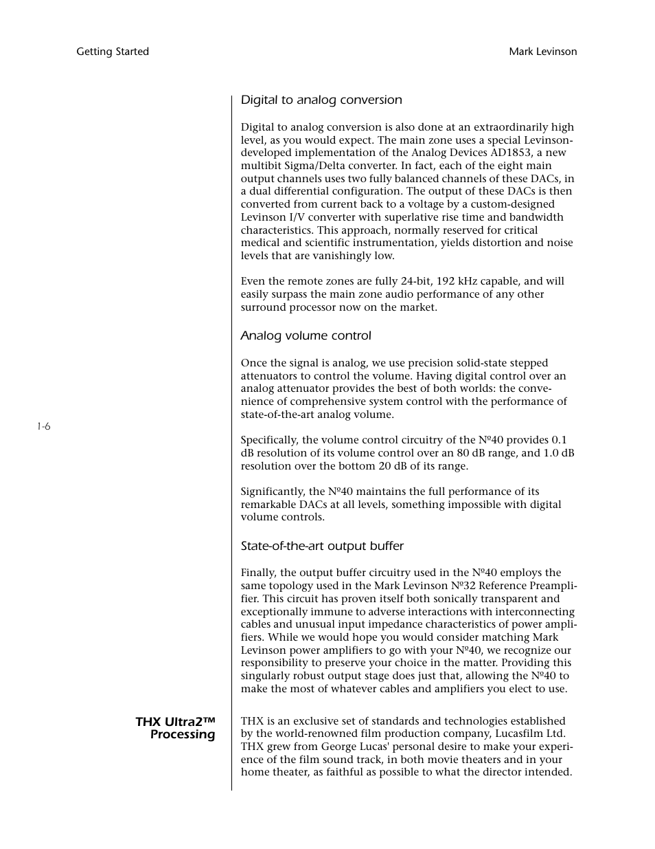 Mark Levinson N40 User Manual | Page 14 / 156