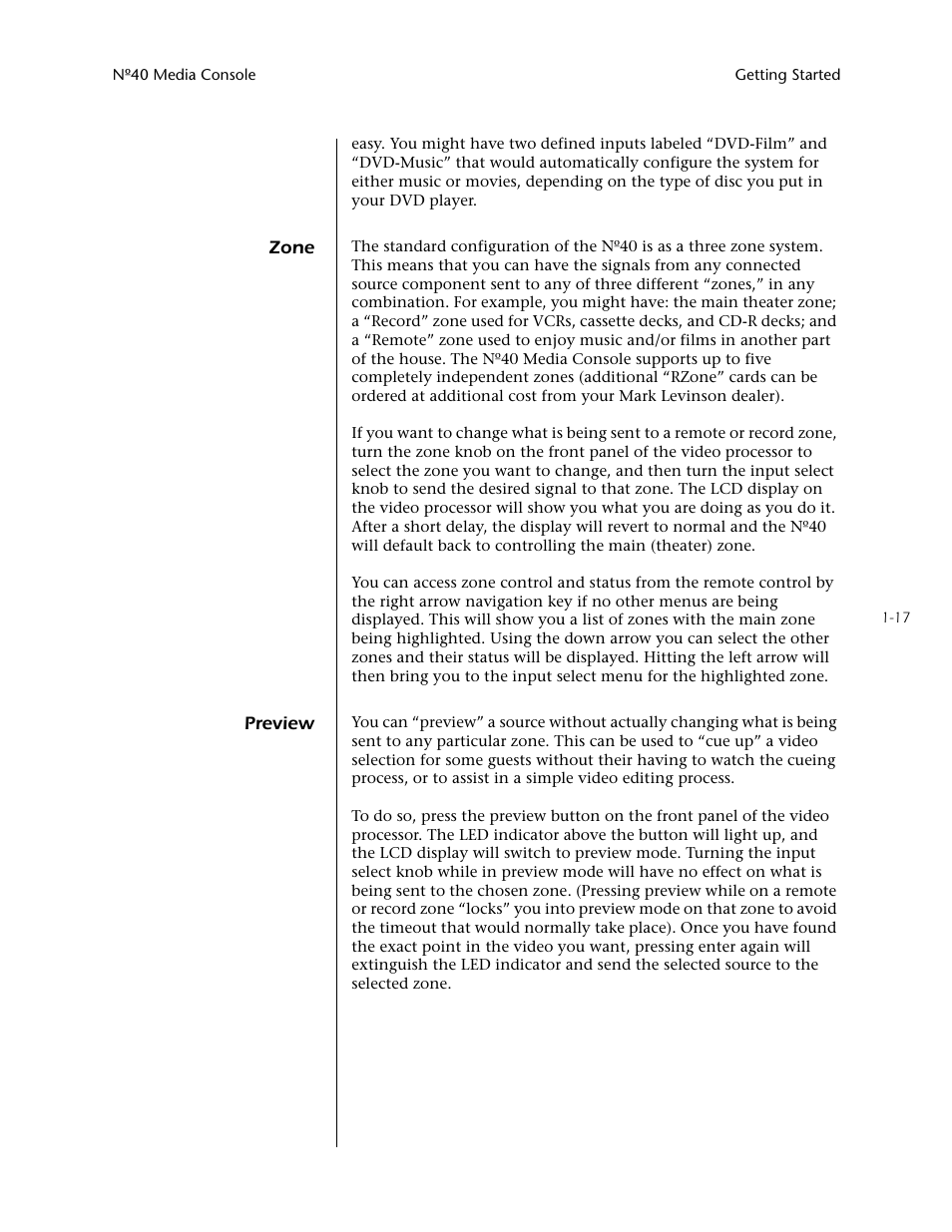 Mark Levinson N40 User Manual | Page 25 / 156