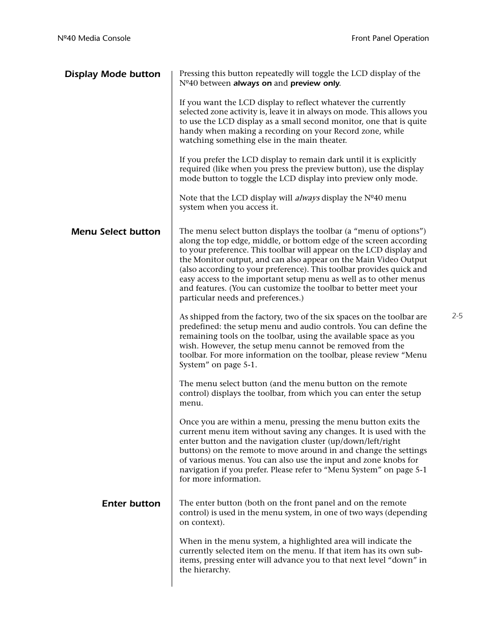 Mark Levinson N40 User Manual | Page 31 / 156