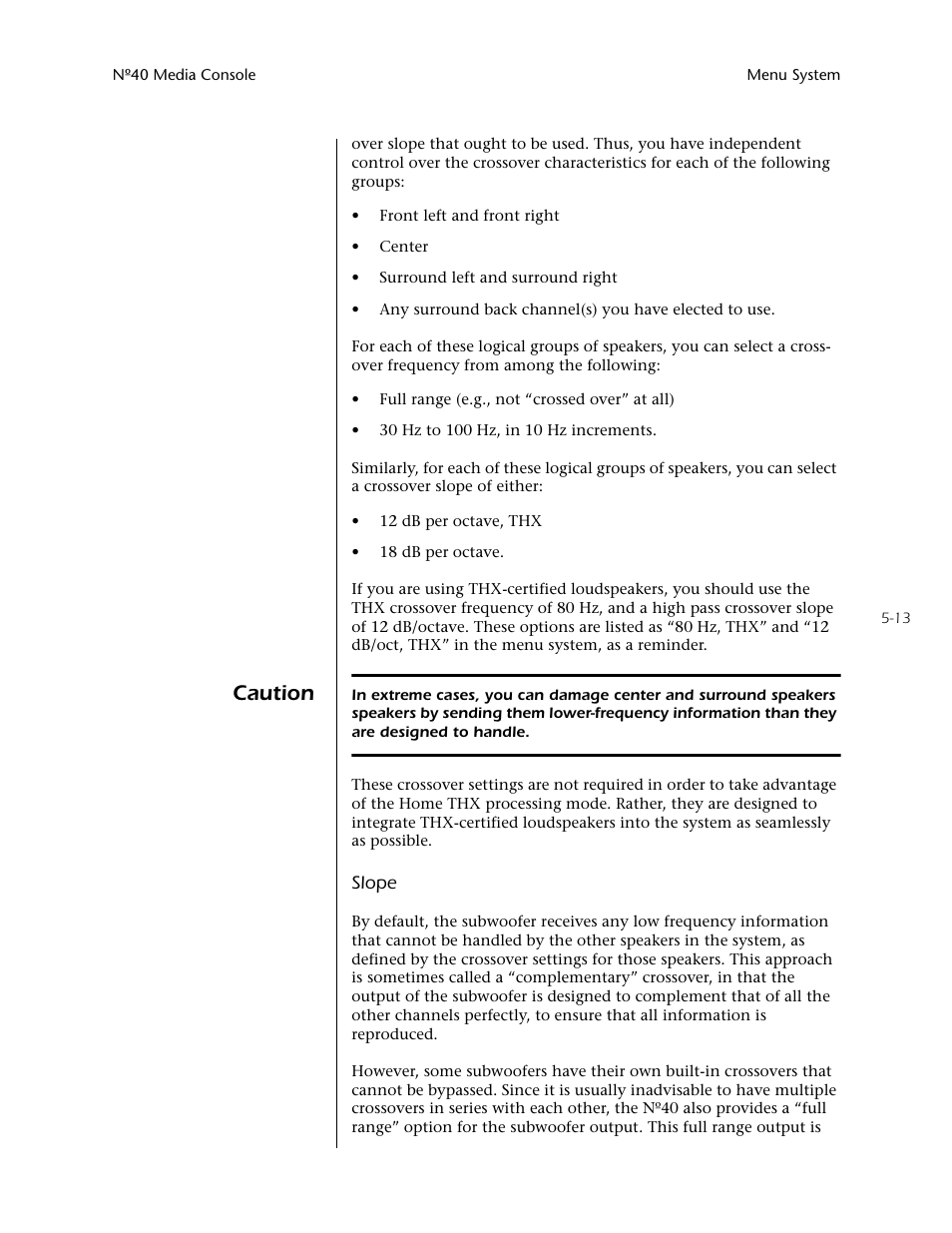 Caution | Mark Levinson N40 User Manual | Page 79 / 156