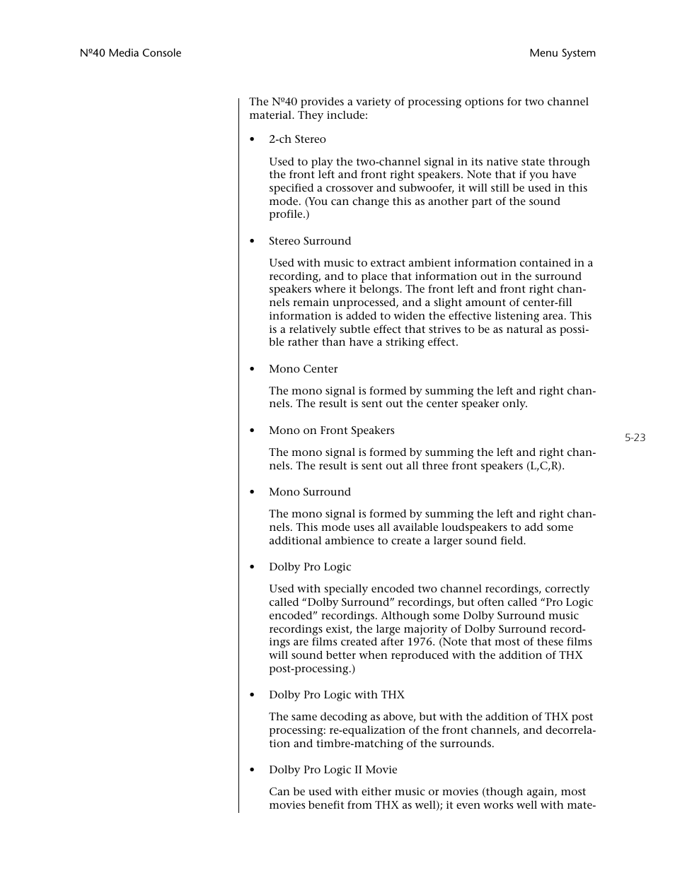 Mark Levinson N40 User Manual | Page 89 / 156