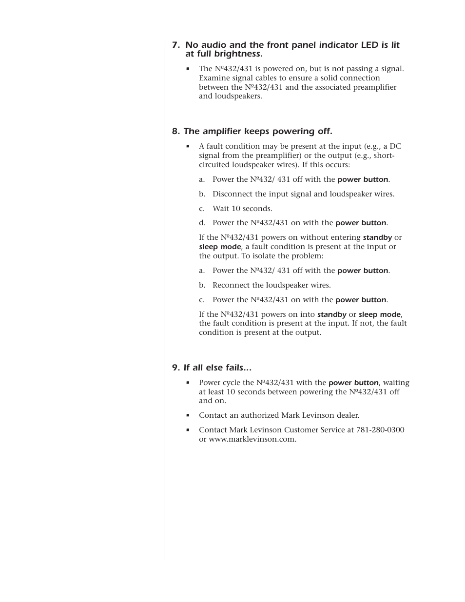 Mark Levinson N432 N431 User Manual | Page 27 / 36