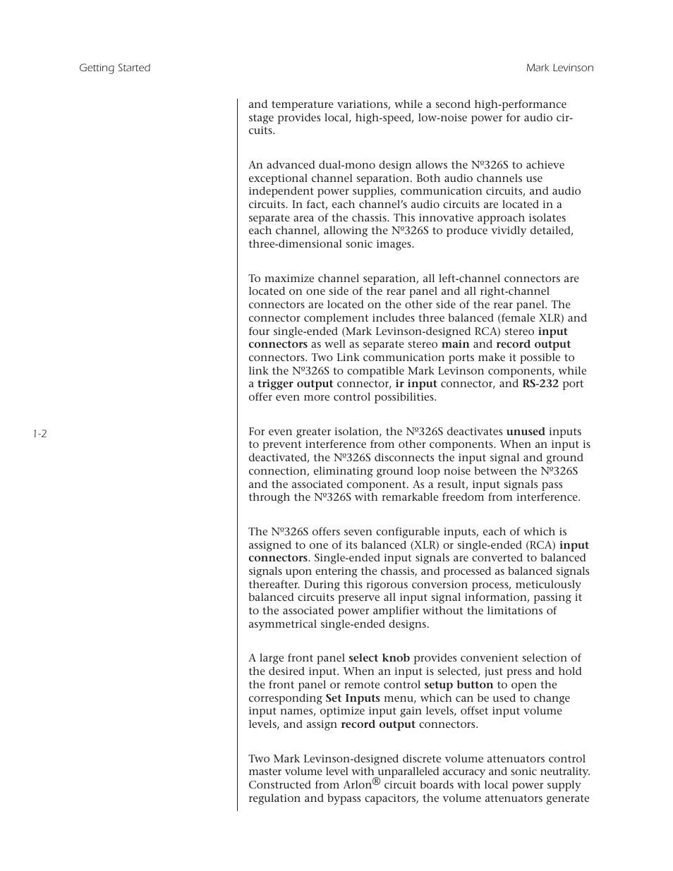 Mark Levinson N 326S User Manual | Page 10 / 80