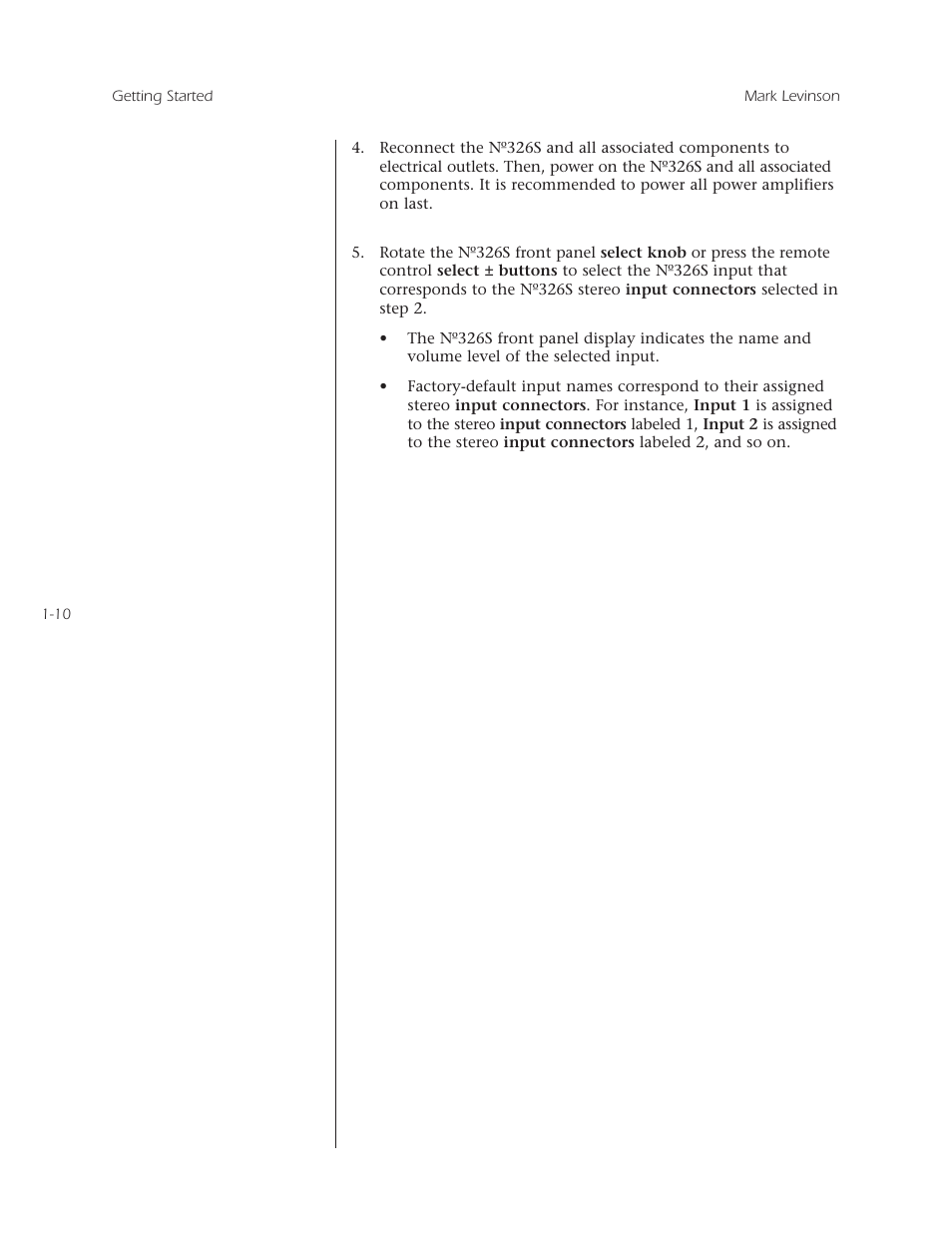Mark Levinson N 326S User Manual | Page 18 / 80