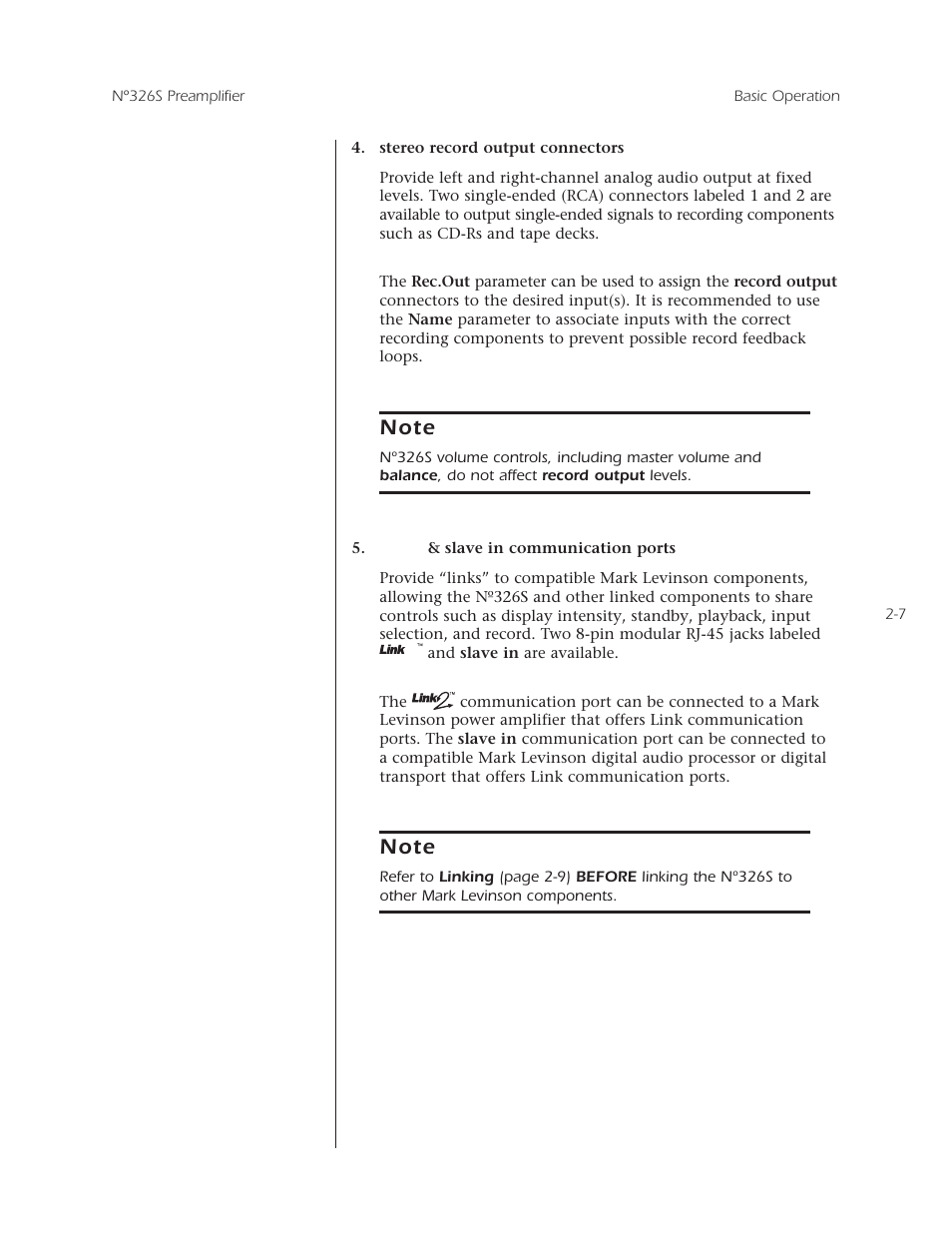 Mark Levinson N 326S User Manual | Page 25 / 80