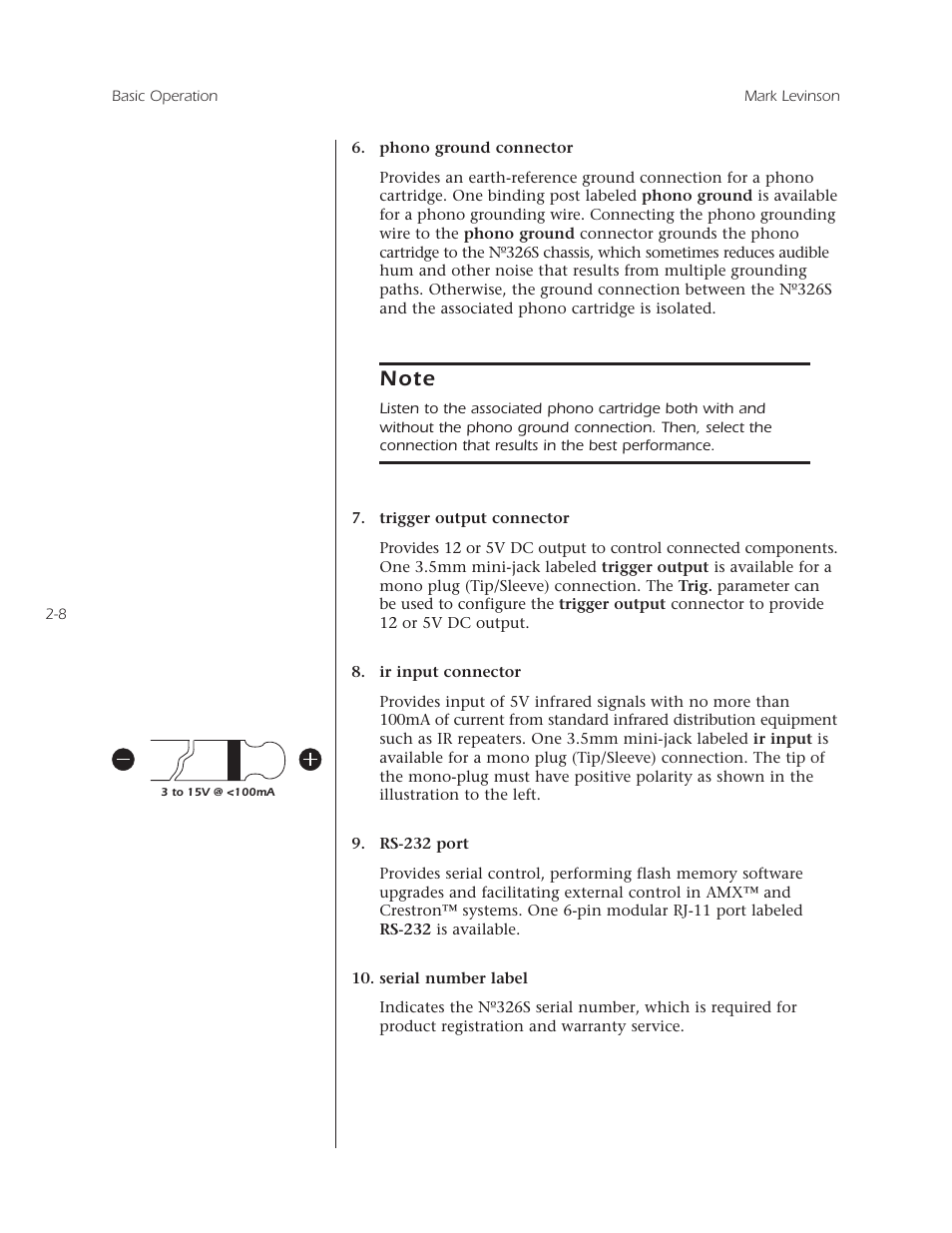 Mark Levinson N 326S User Manual | Page 26 / 80