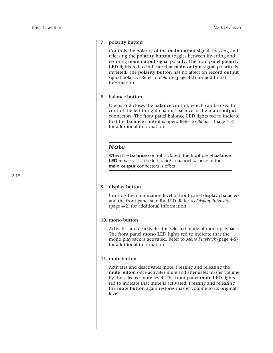 Mark Levinson N 326S User Manual | Page 36 / 80