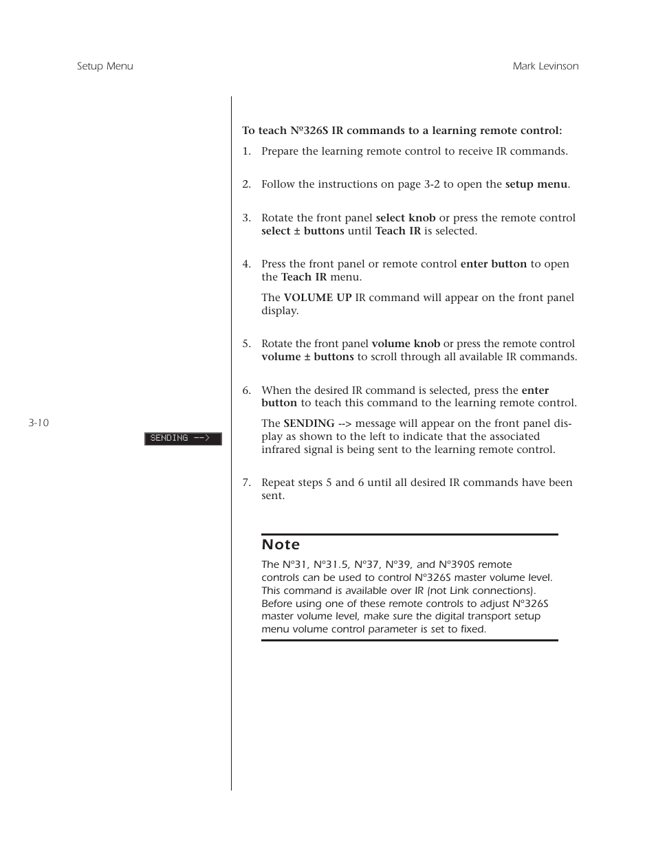 Mark Levinson N 326S User Manual | Page 48 / 80