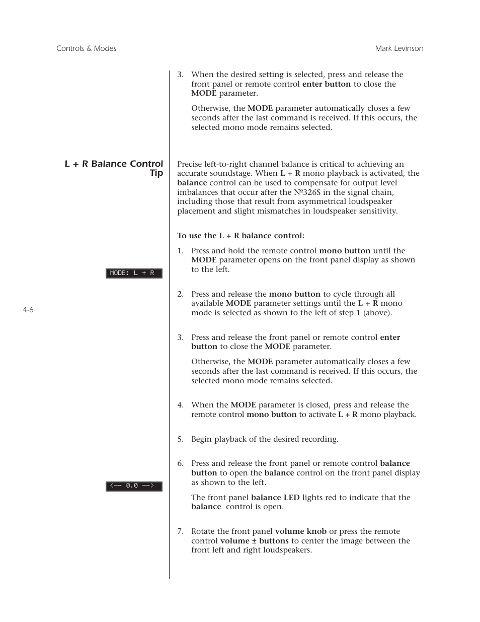 Mark Levinson N 326S User Manual | Page 56 / 80