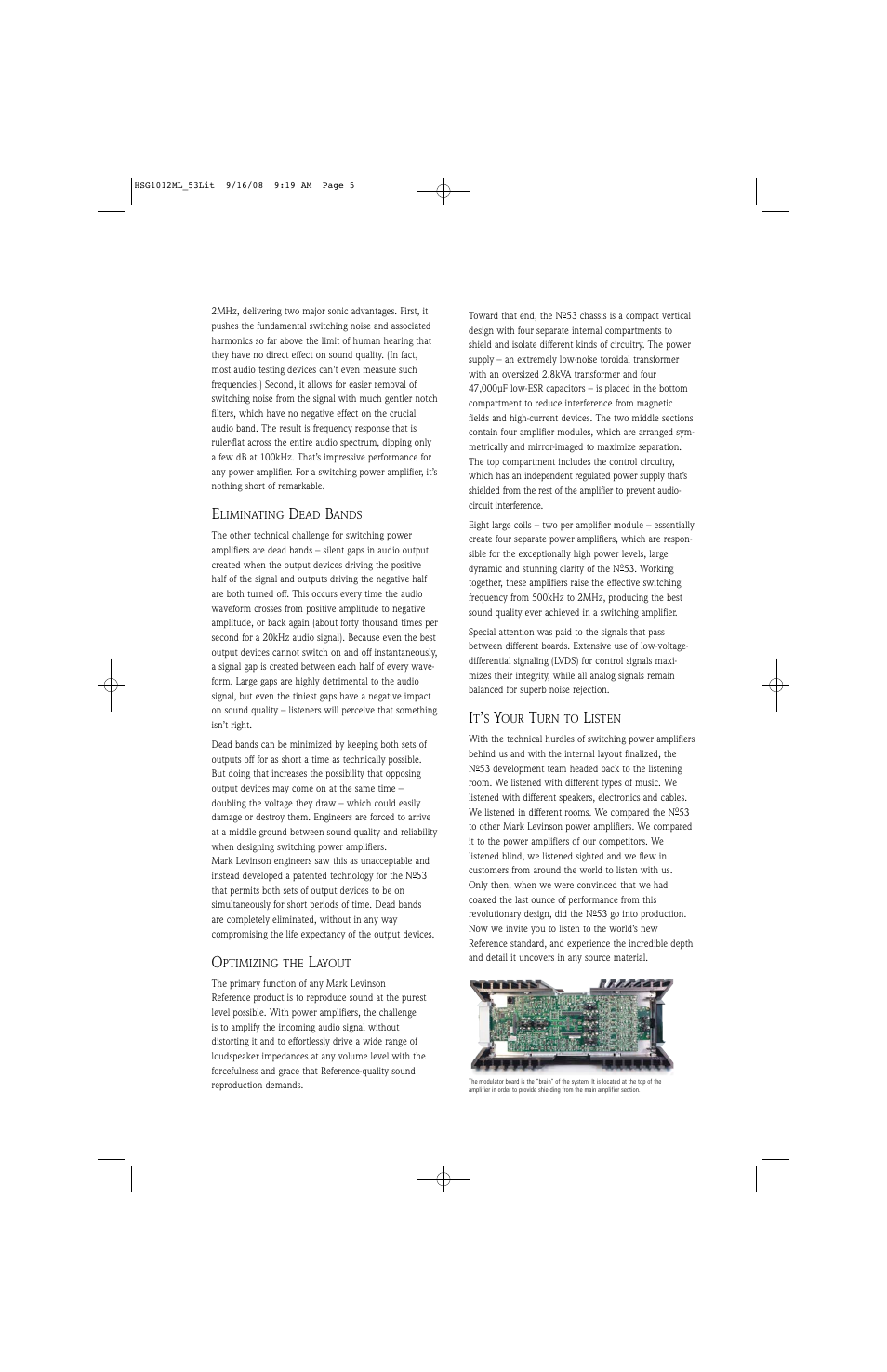 Mark Levinson No. 53 User Manual | Page 5 / 8