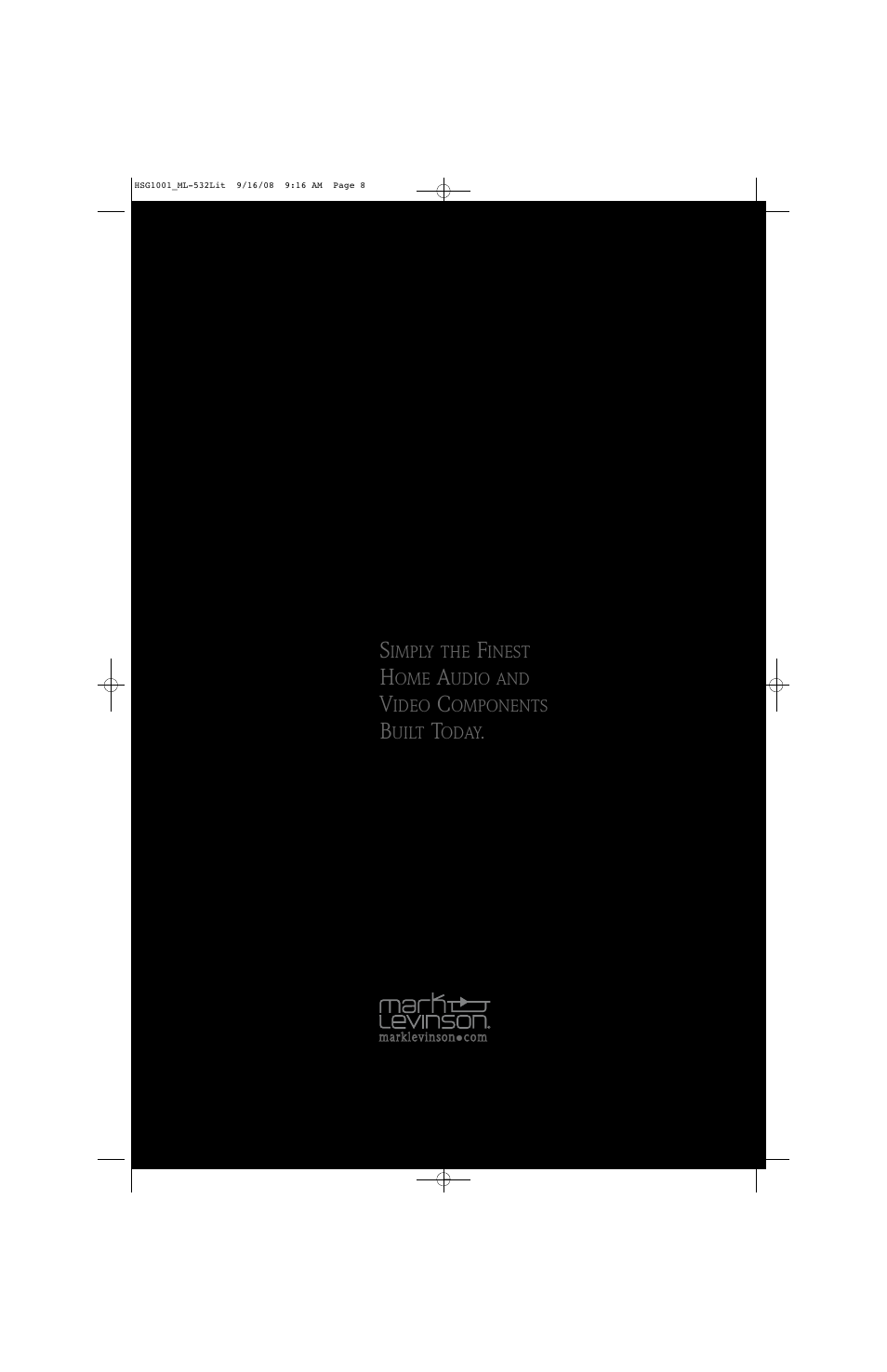 Mark Levinson No532 User Manual | Page 7 / 8