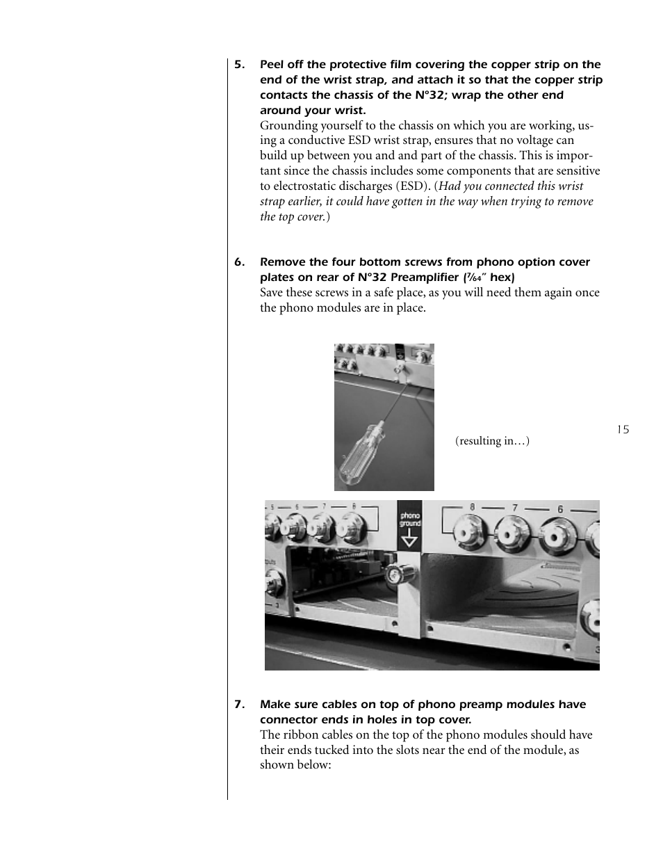 Mark Levinson Reference Preamplifier N32 User Manual | Page 15 / 34