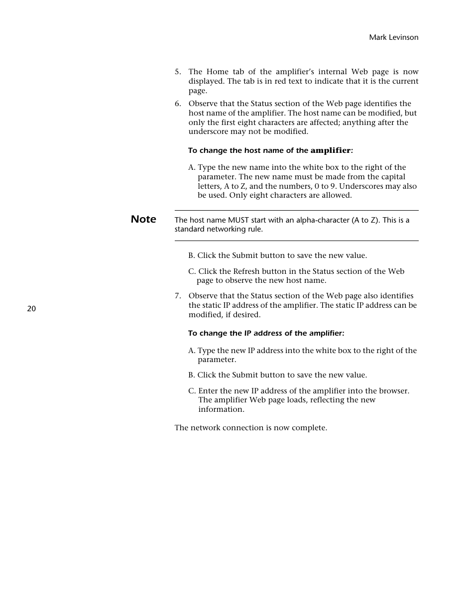 Mark Levinson 53 User Manual | Page 24 / 38