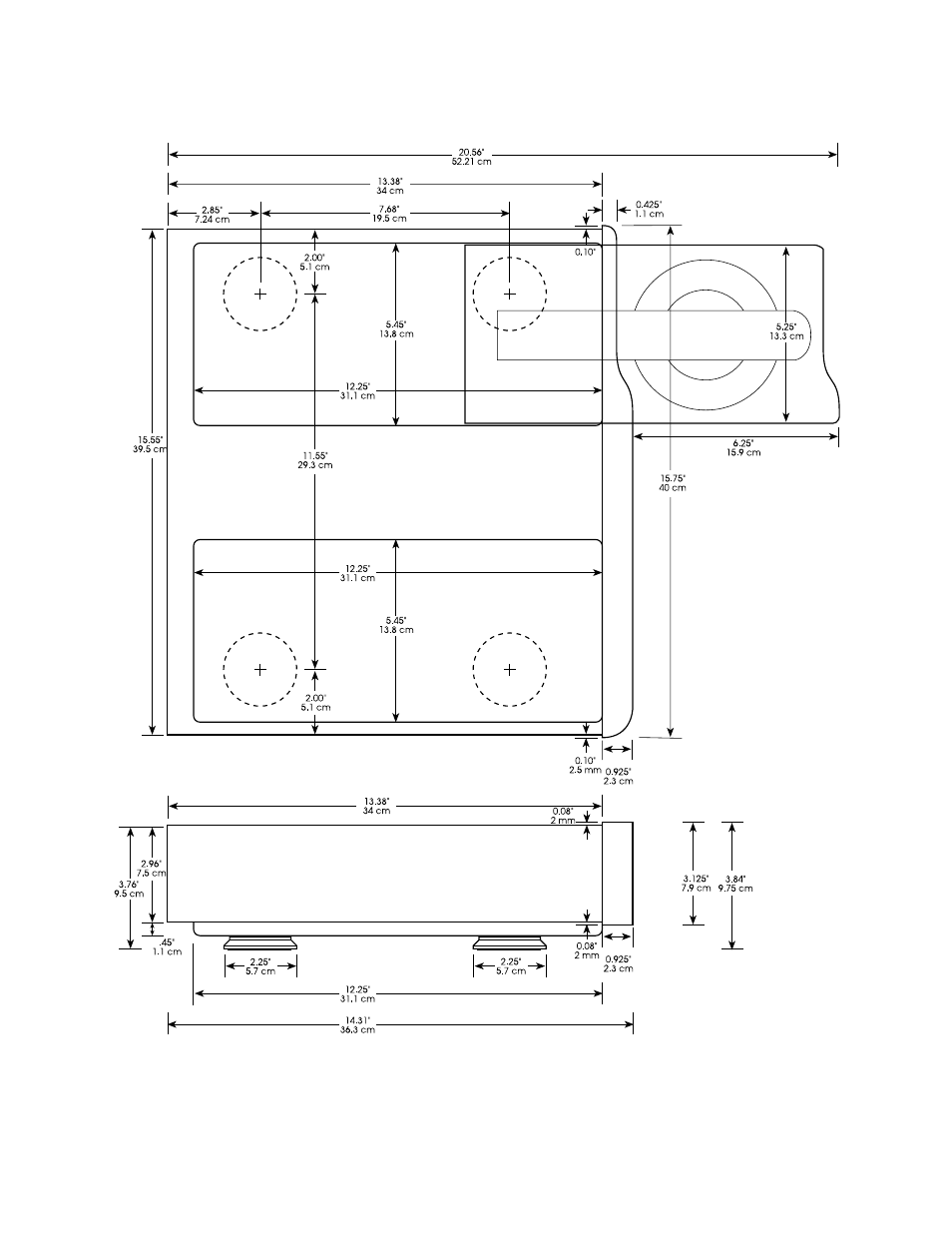 Dimensions | Mark Levinson N390S User Manual | Page 61 / 64