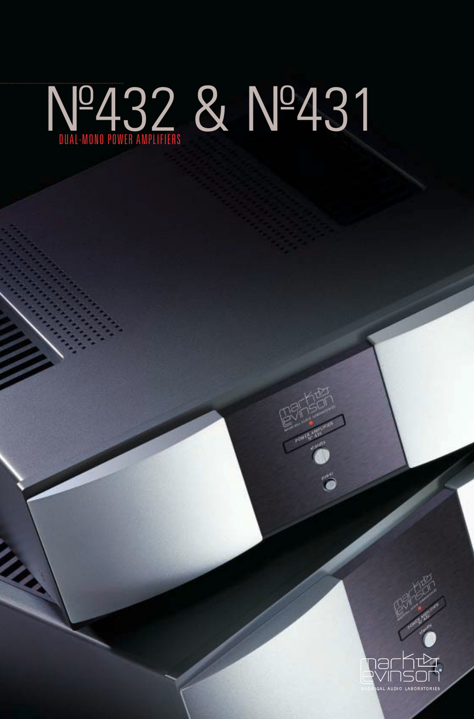 Mark Levinson Dual-Mono Power Amplifier 432 User Manual | 4 pages