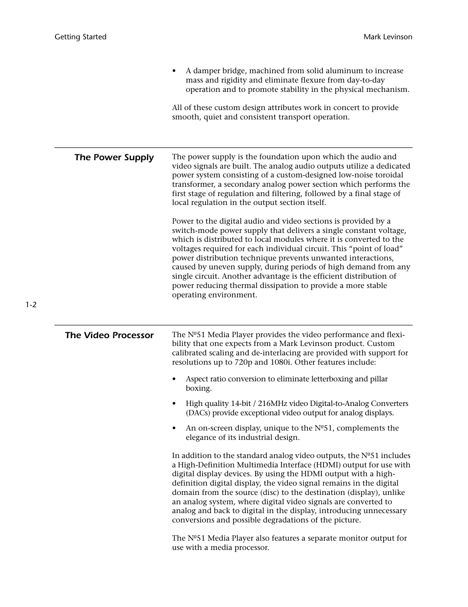 Mark Levinson N 51 User Manual | Page 10 / 112