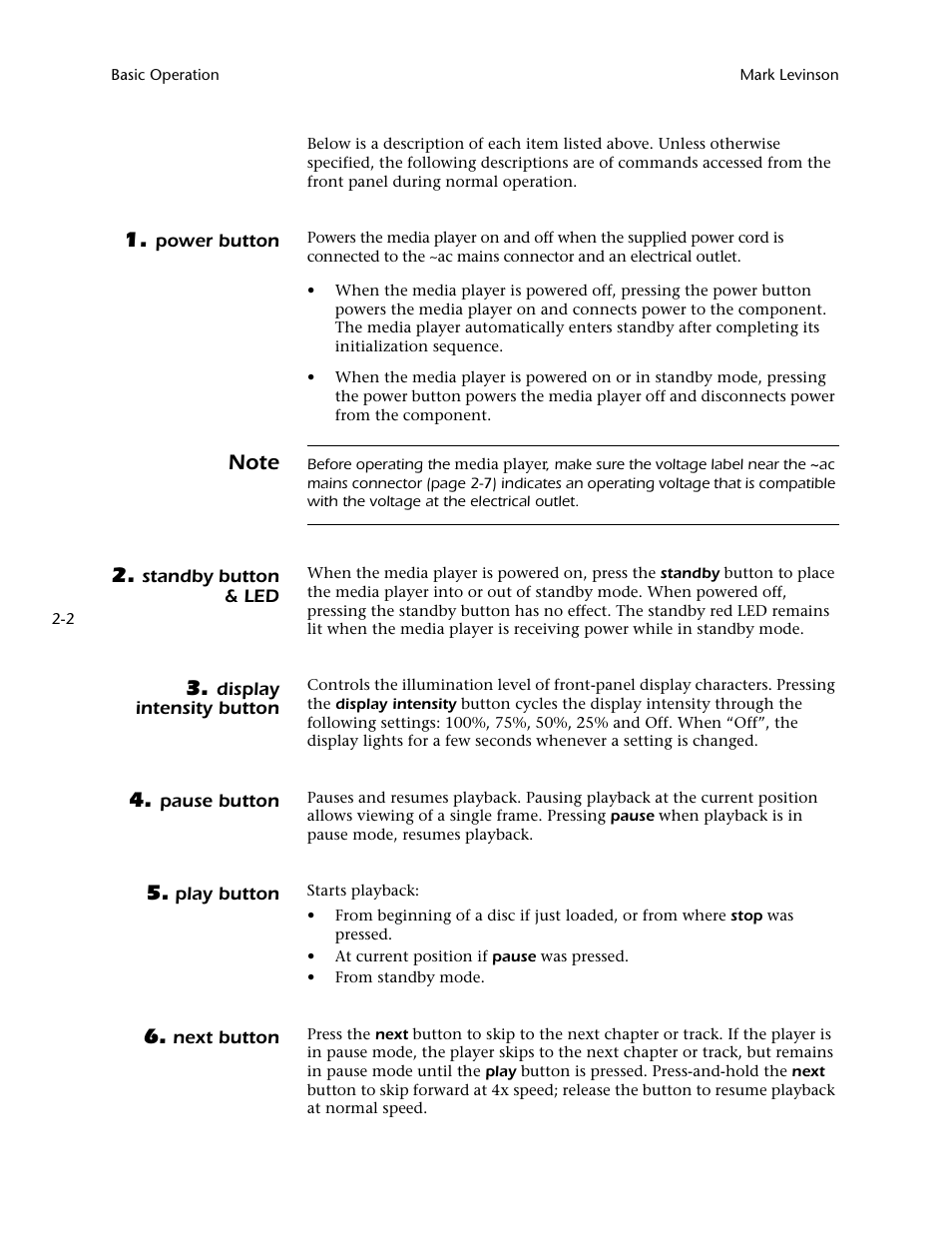 Mark Levinson N 51 User Manual | Page 24 / 112