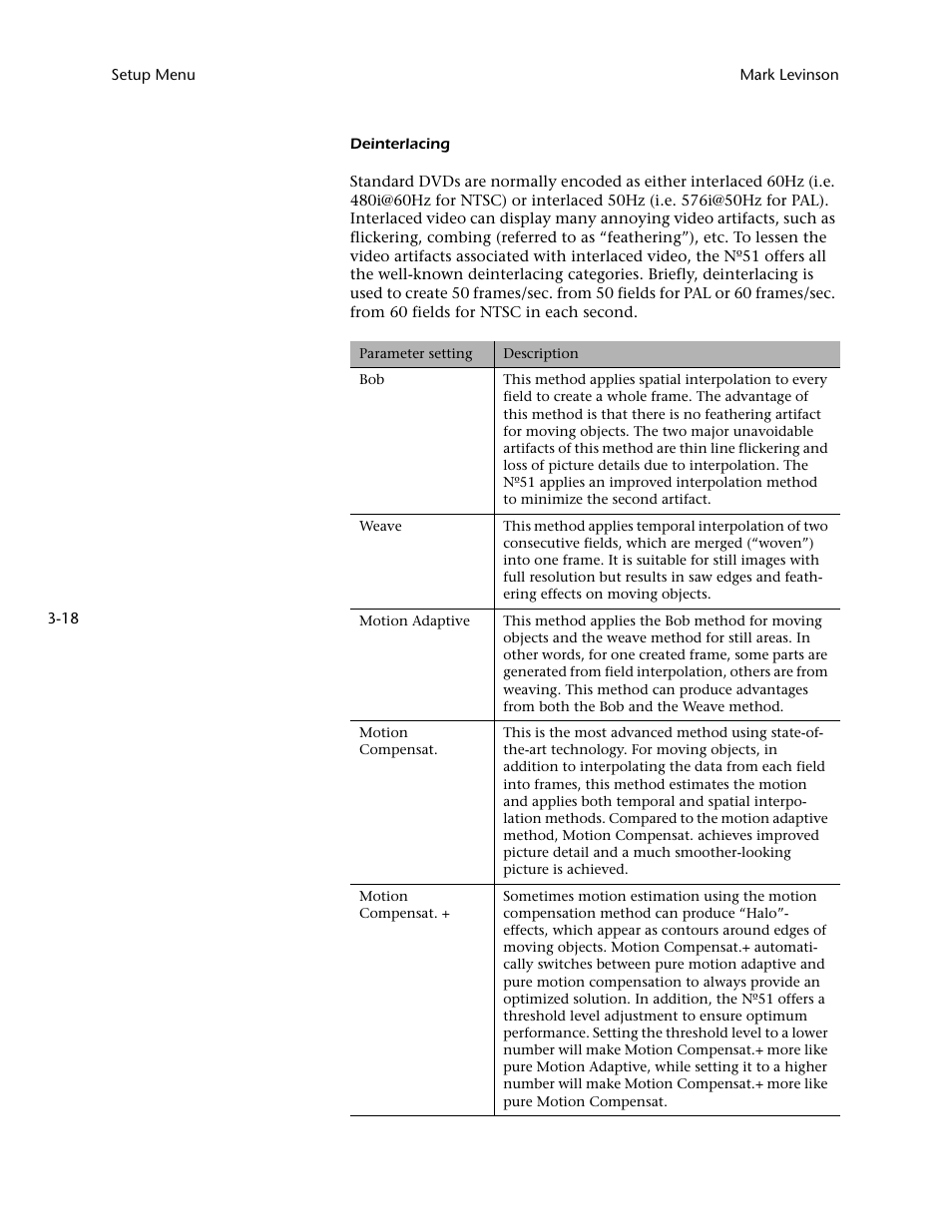 Mark Levinson N 51 User Manual | Page 54 / 112