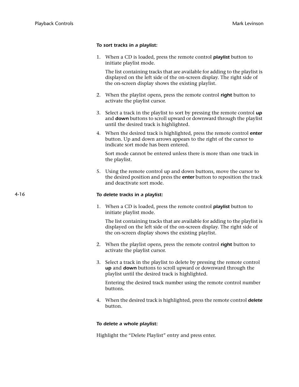 Mark Levinson N 51 User Manual | Page 86 / 112