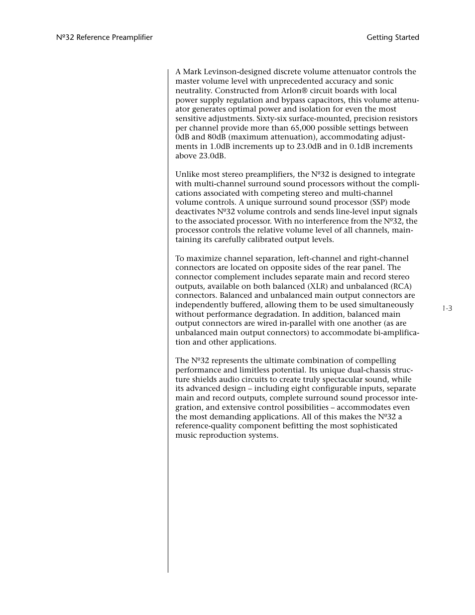 Mark Levinson N32 User Manual | Page 11 / 80
