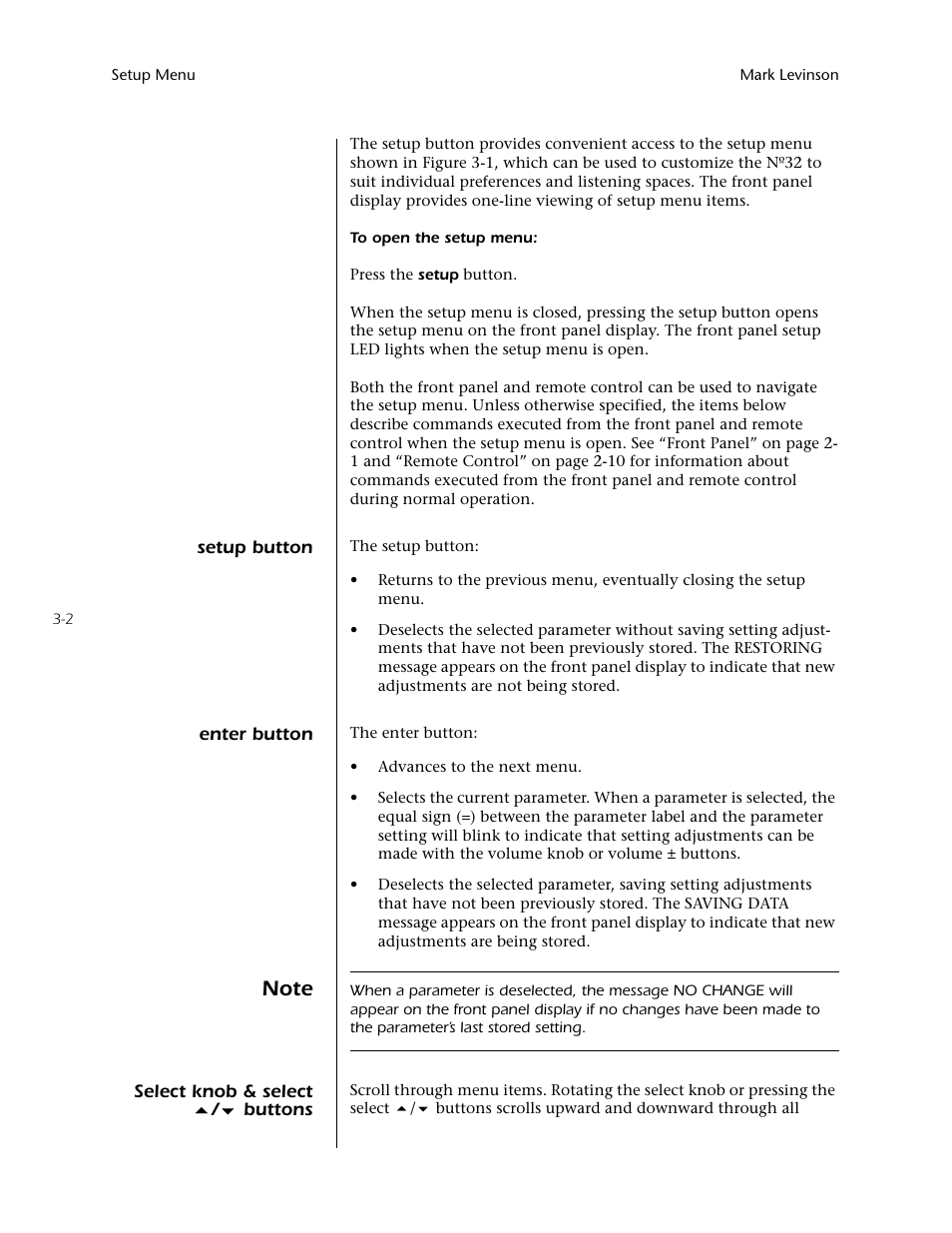 Mark Levinson N32 User Manual | Page 34 / 80