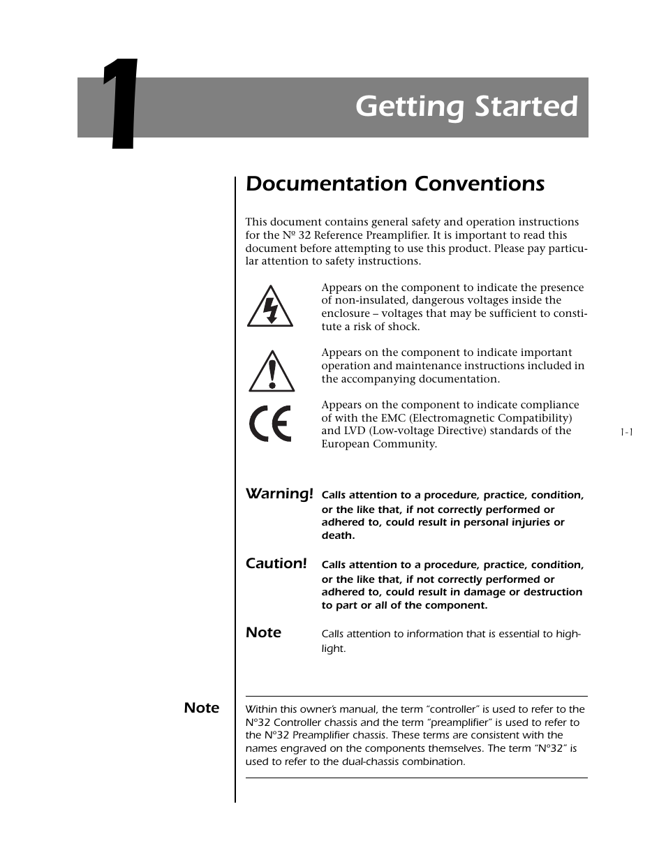 Getting started | Mark Levinson N32 User Manual | Page 9 / 80