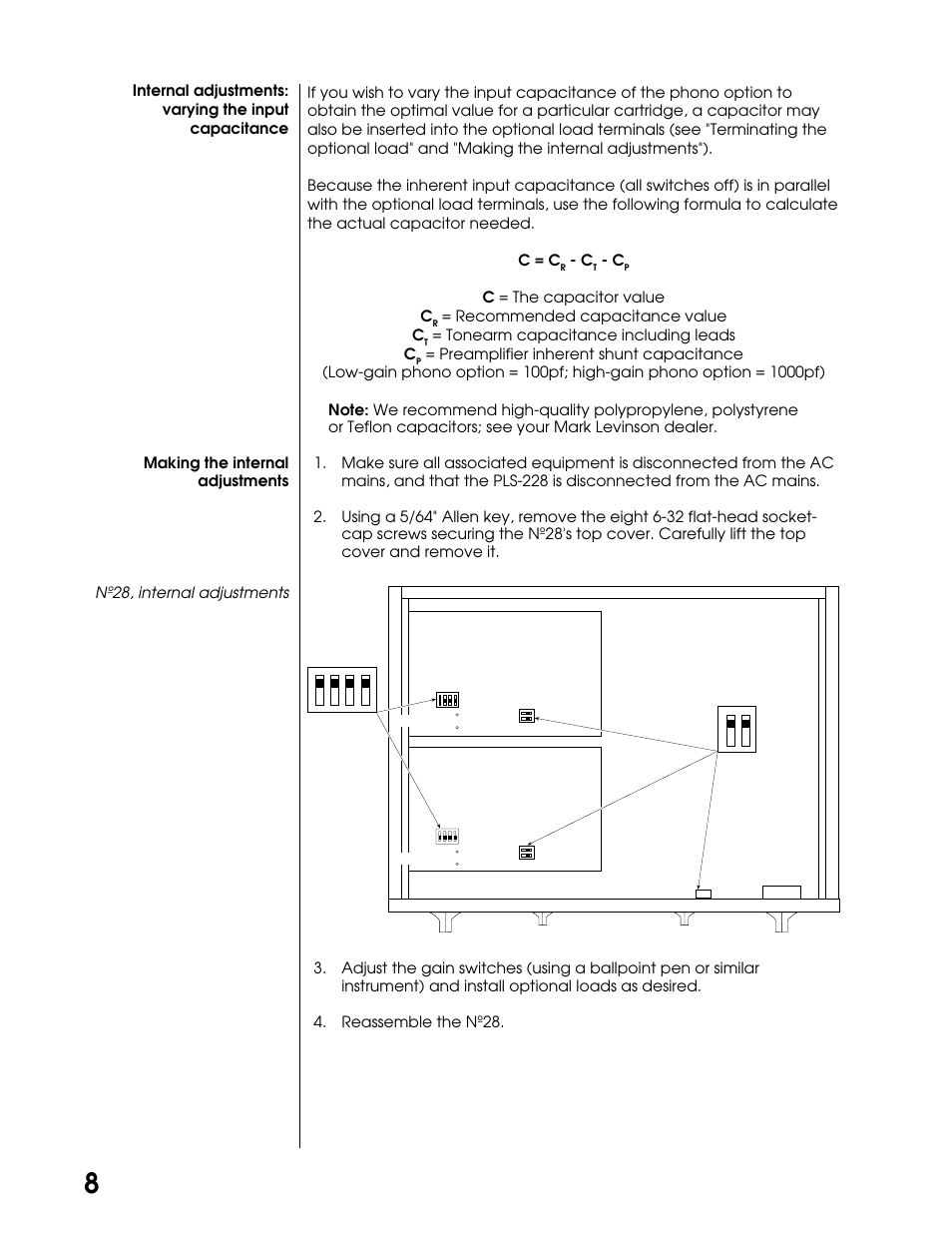 Mark Levinson N28 User Manual | Page 13 / 19