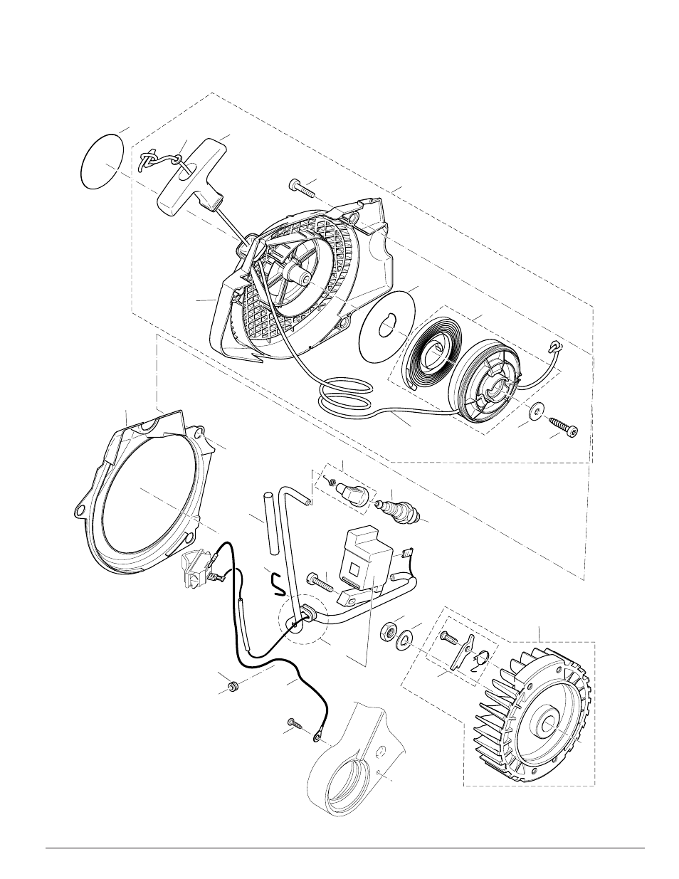 4) ignition electronics, starter | Makita DCS6401-20 User Manual | Page 5 / 11