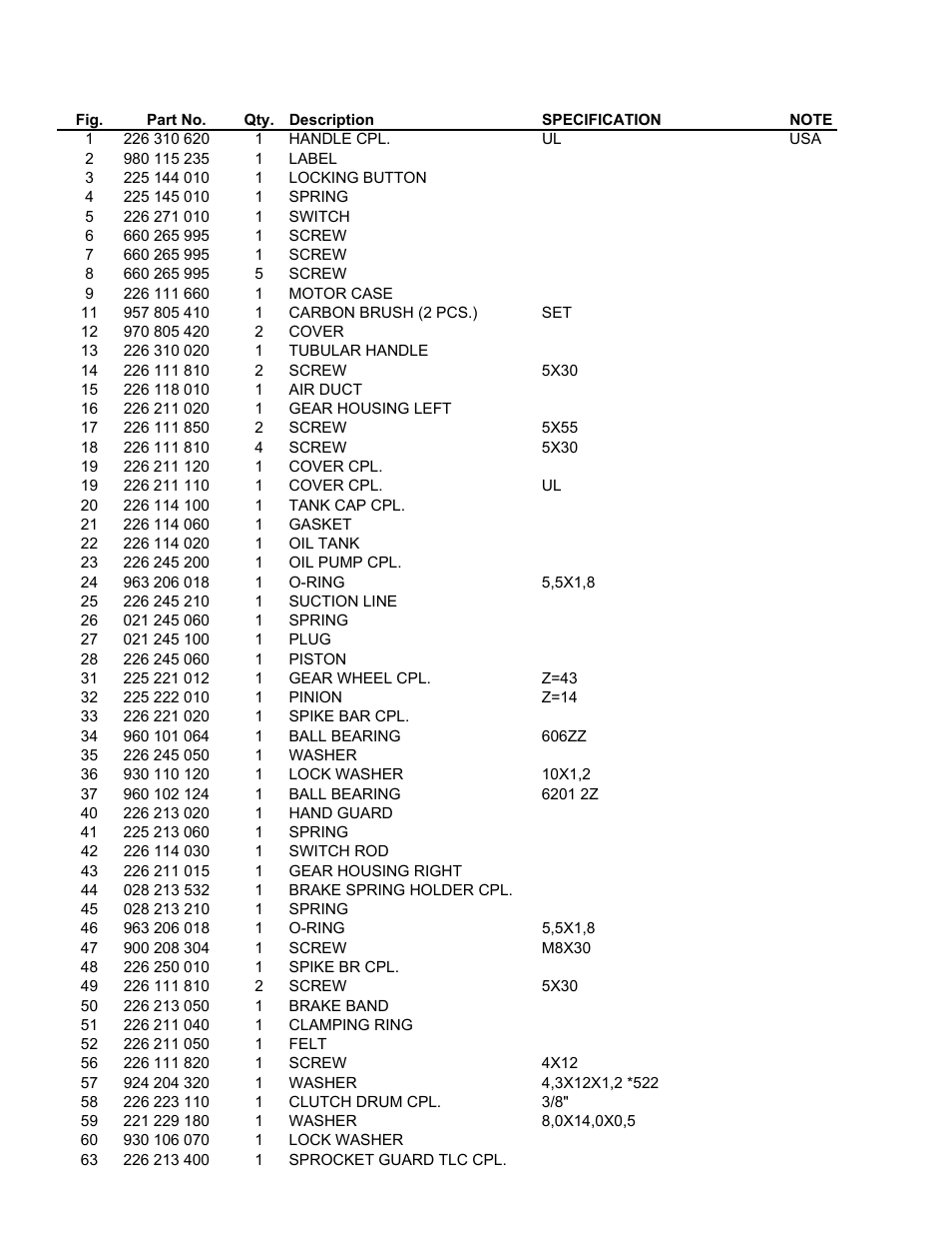 Makita UC4030A User Manual | Page 4 / 5