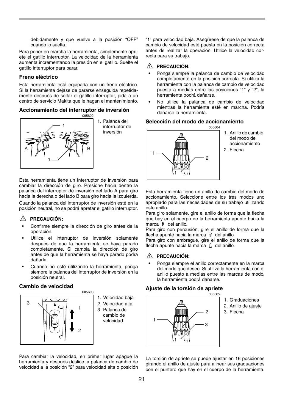 Makita 8270D User Manual | Page 21 / 28