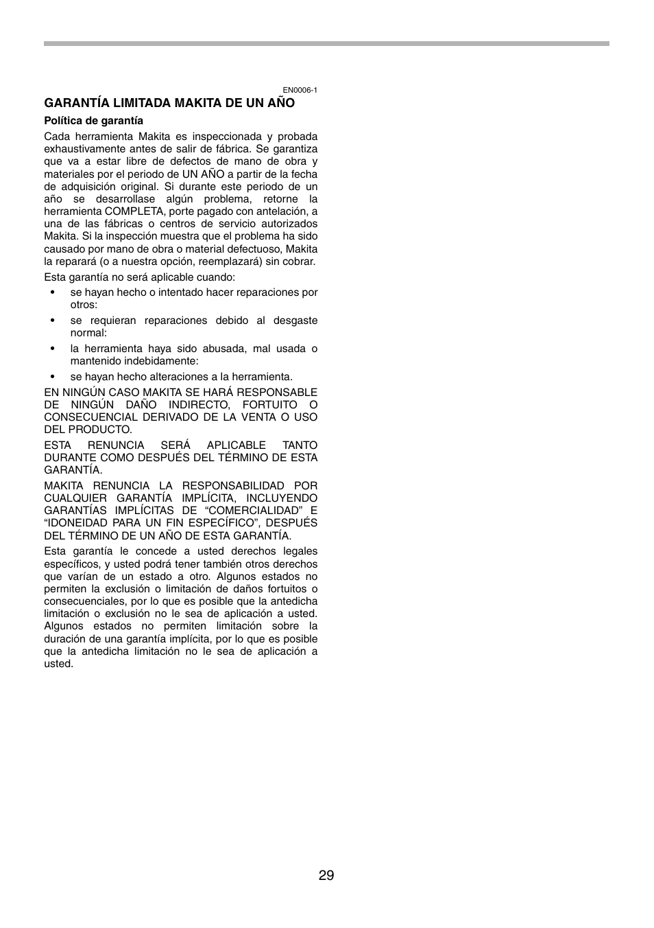 Makita BHP451 User Manual | Page 29 / 32