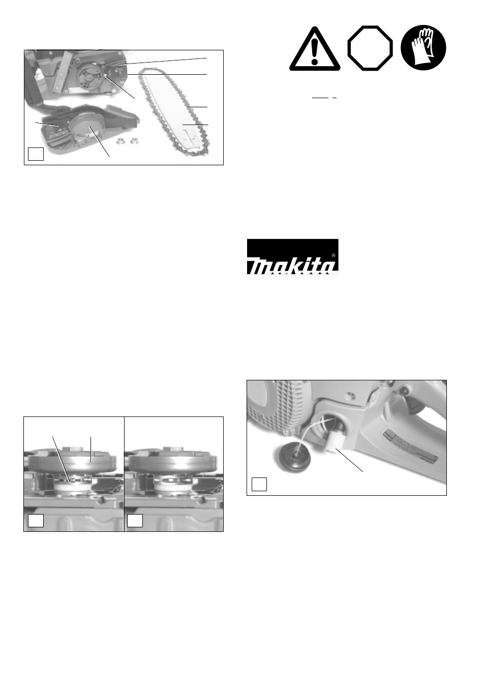 Stop, Service | Makita DCS 6800I User Manual | Page 26 / 34