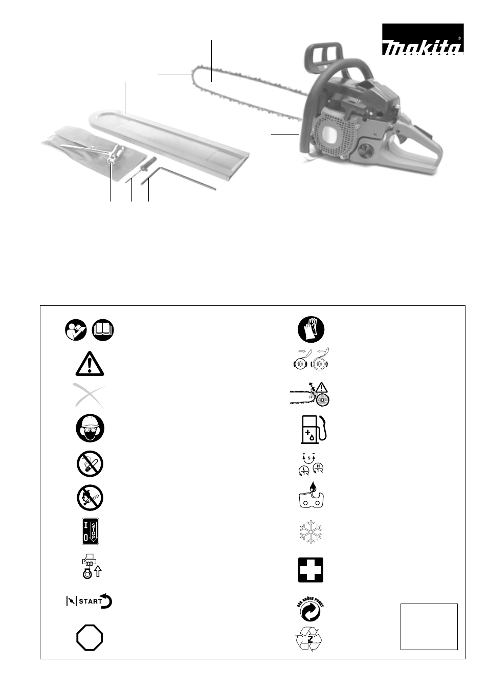 Makita DCS 6800I User Manual | Page 3 / 34