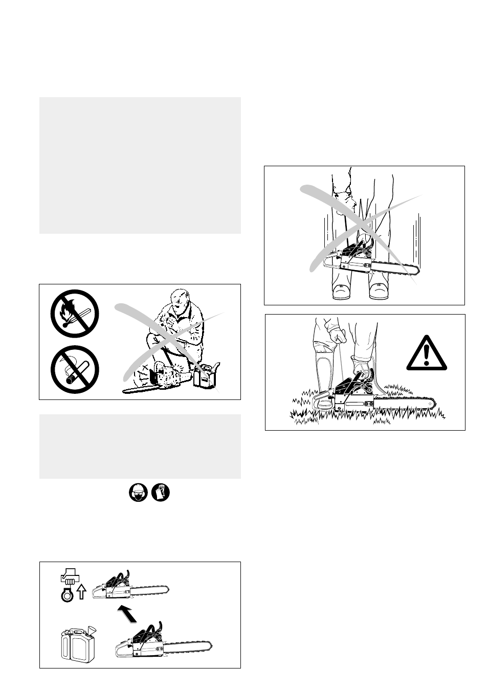 Chain saw operating instructions | Makita DCS 6800I User Manual | Page 7 / 34