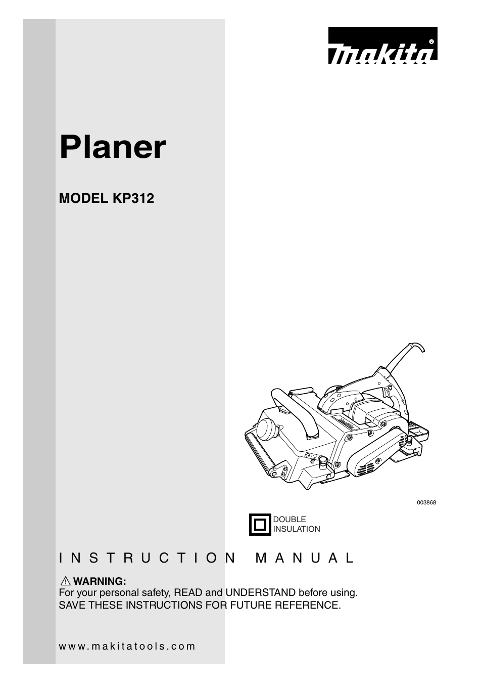 Makita KP312 User Manual | 16 pages