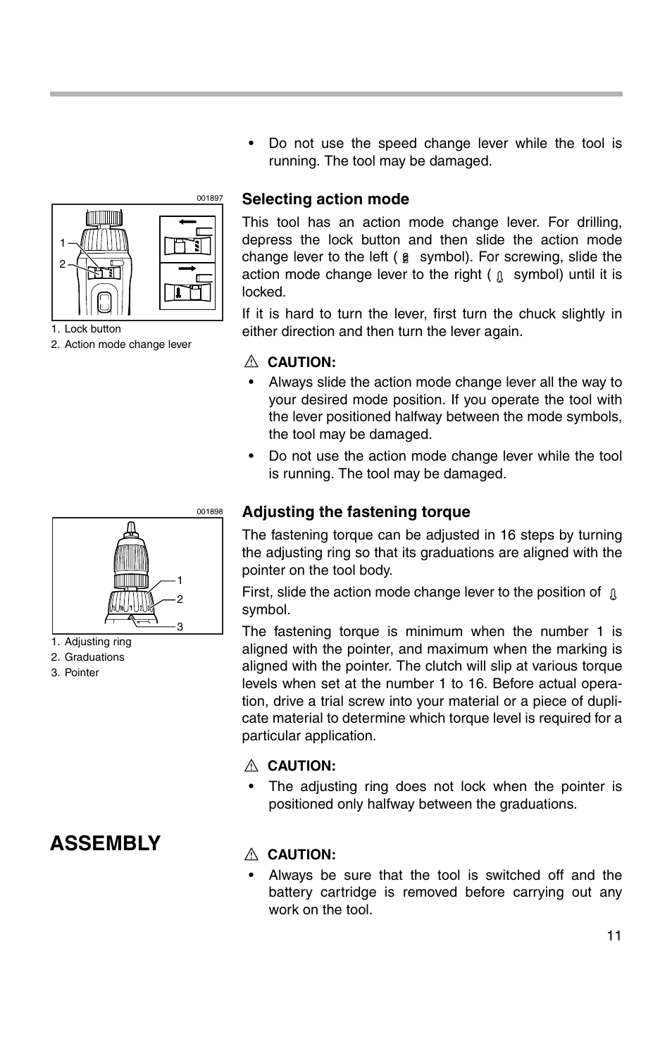 Assembly | Makita 217D User Manual | Page 11 / 20