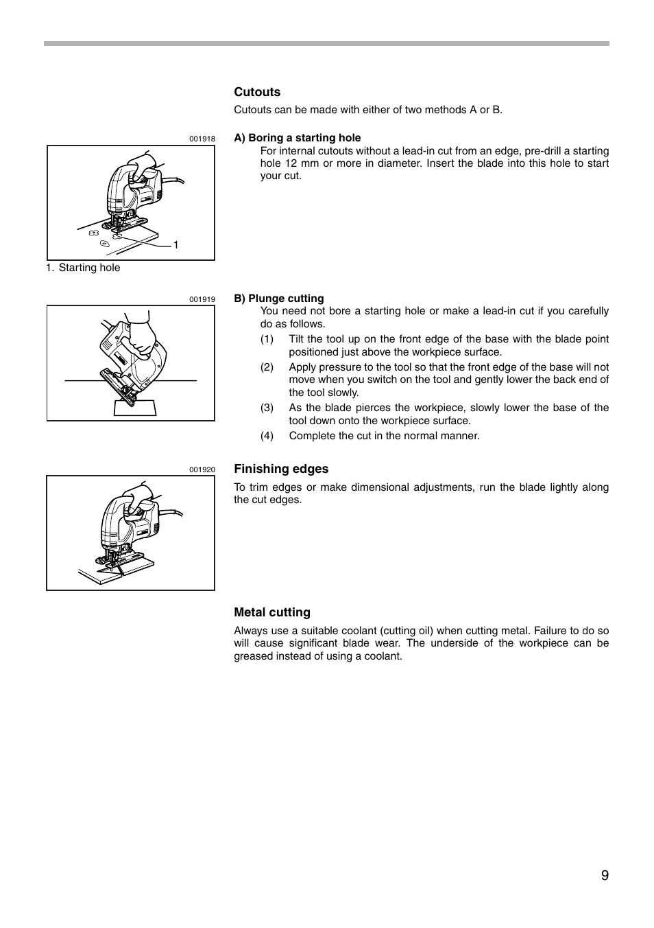 Makita 4340CT User Manual | Page 9 / 16