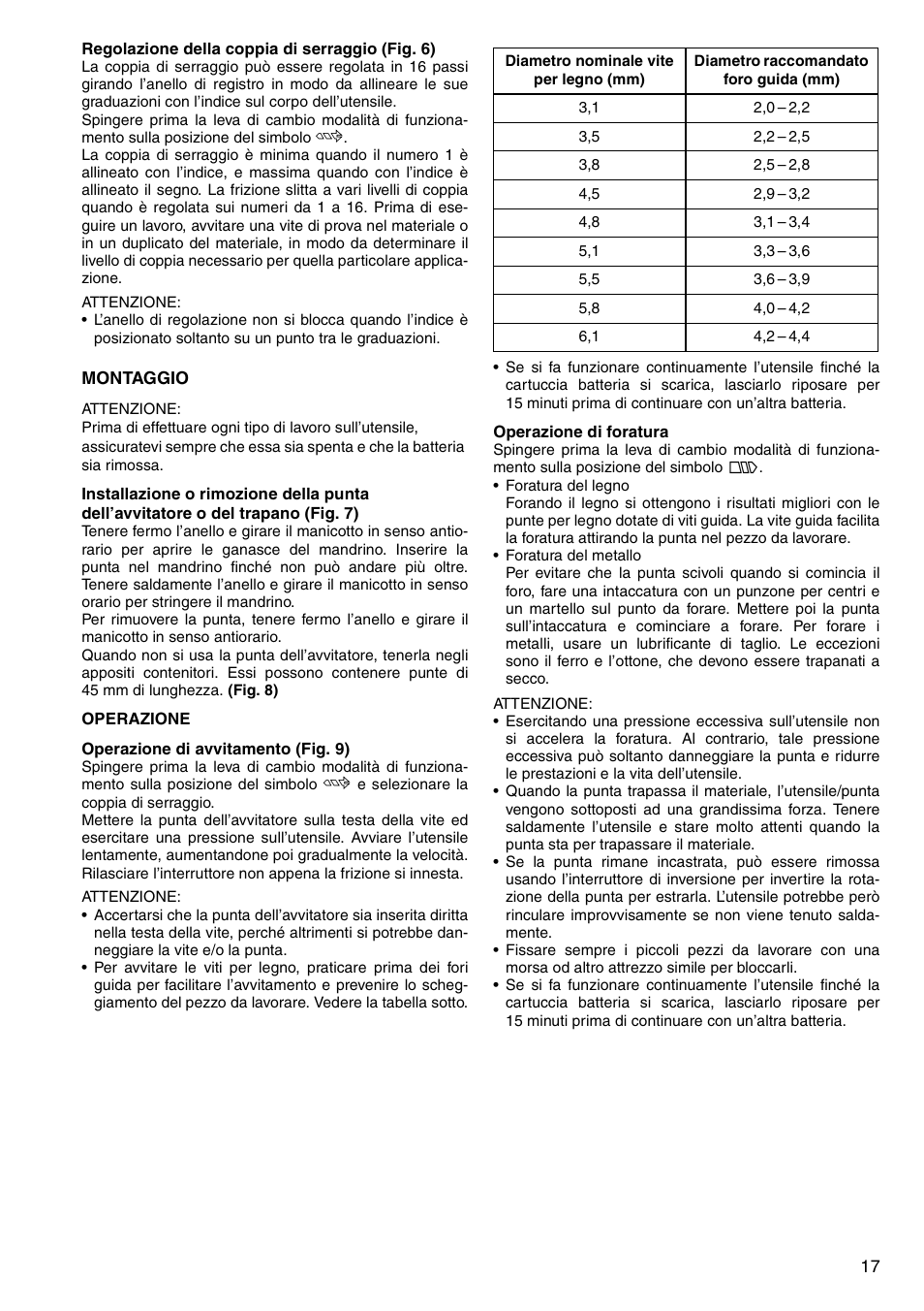 Makita 6207D User Manual | Page 17 / 48