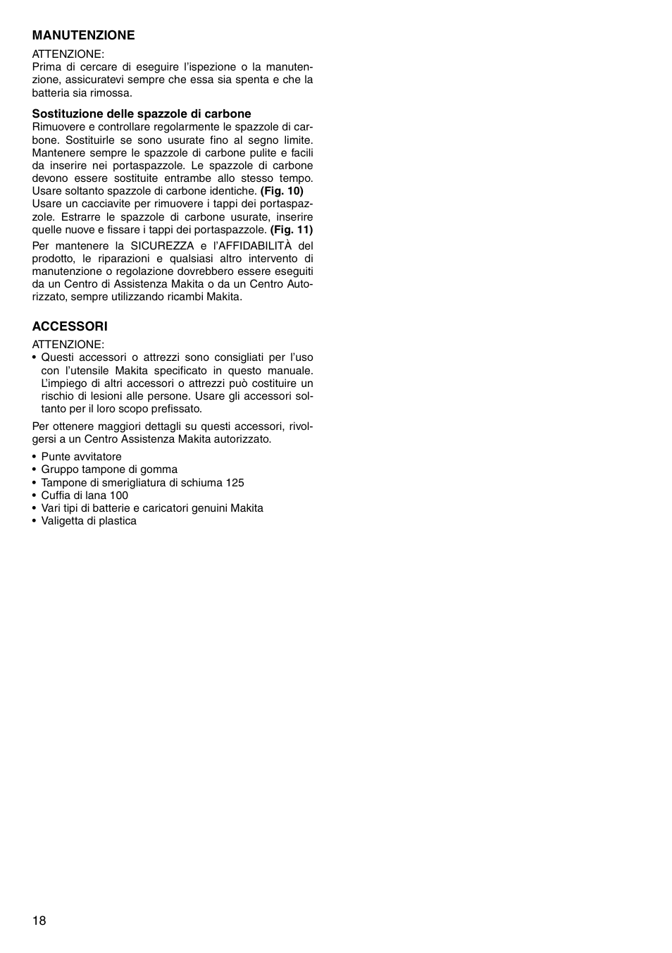 Makita 6207D User Manual | Page 18 / 48