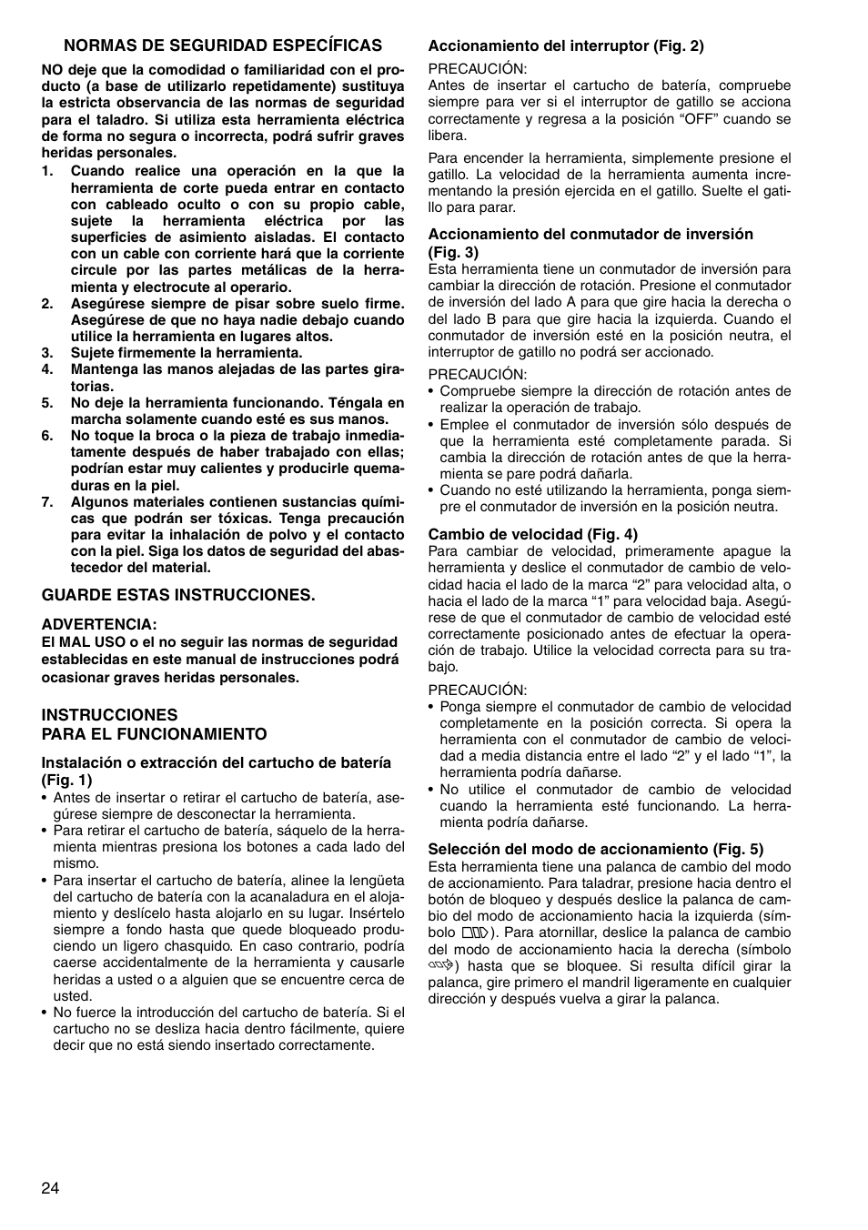 Makita 6207D User Manual | Page 24 / 48