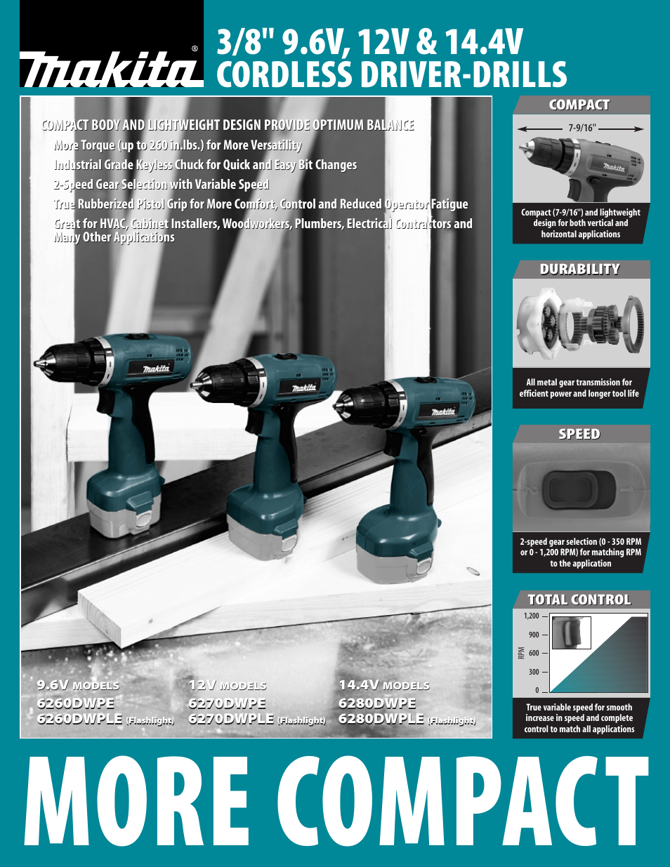 Makita 6270DWPLE User Manual | 2 pages