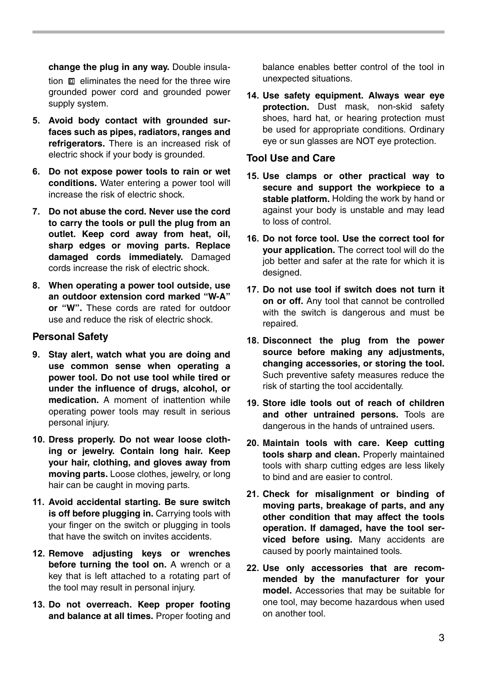 Makita CIRCULAR SAW 5005BA User Manual | Page 3 / 16