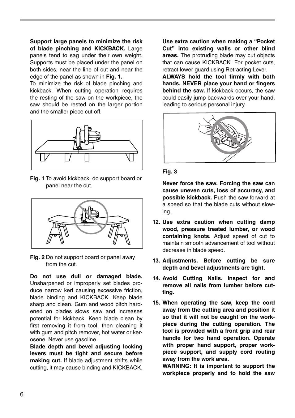 Makita CIRCULAR SAW 5005BA User Manual | Page 6 / 16