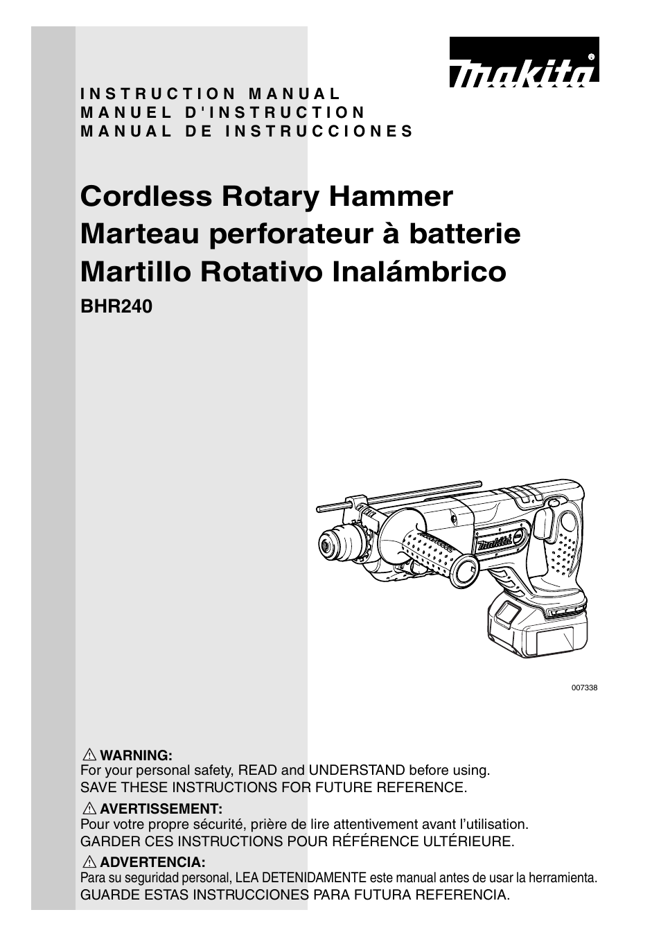 Makita BHR240 User Manual | 32 pages