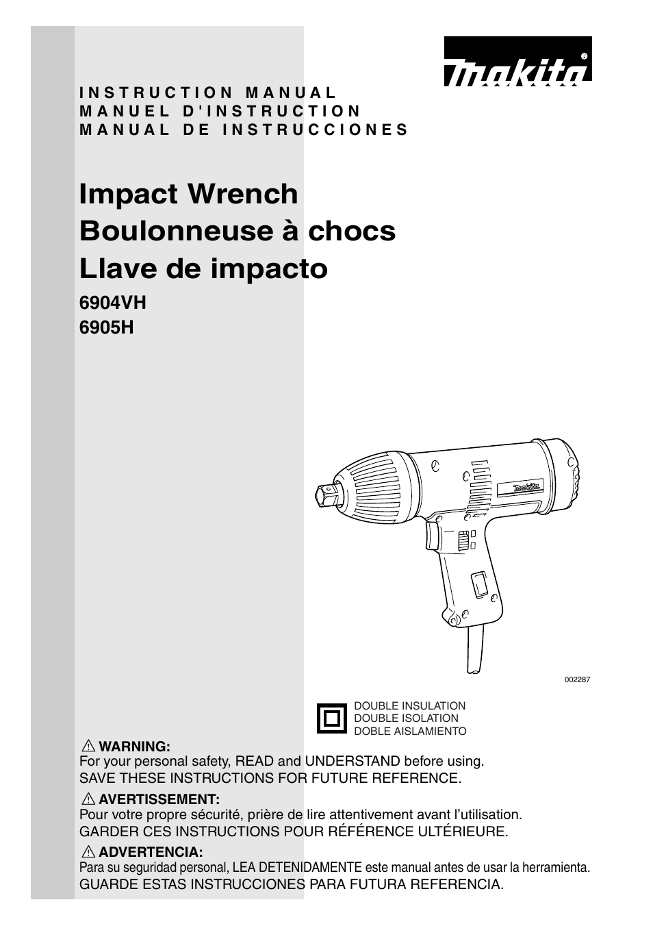 Makita 6904VH User Manual | 20 pages