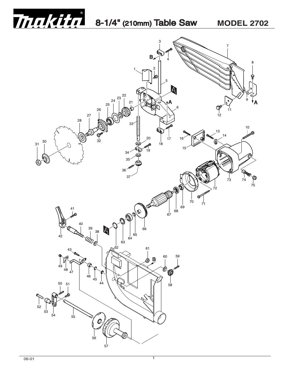 Makita 2702 User Manual | 5 pages