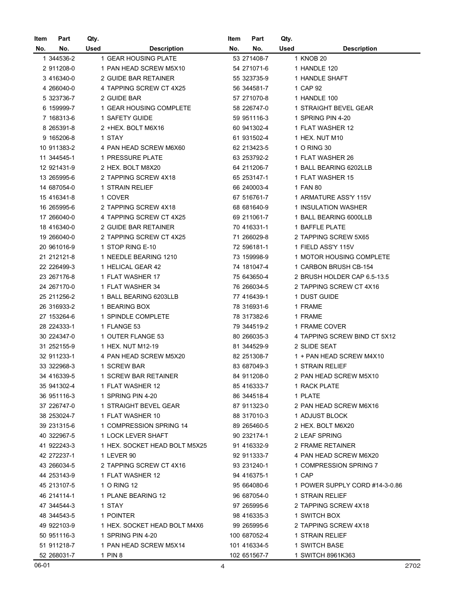 Makita 2702 User Manual | Page 4 / 5