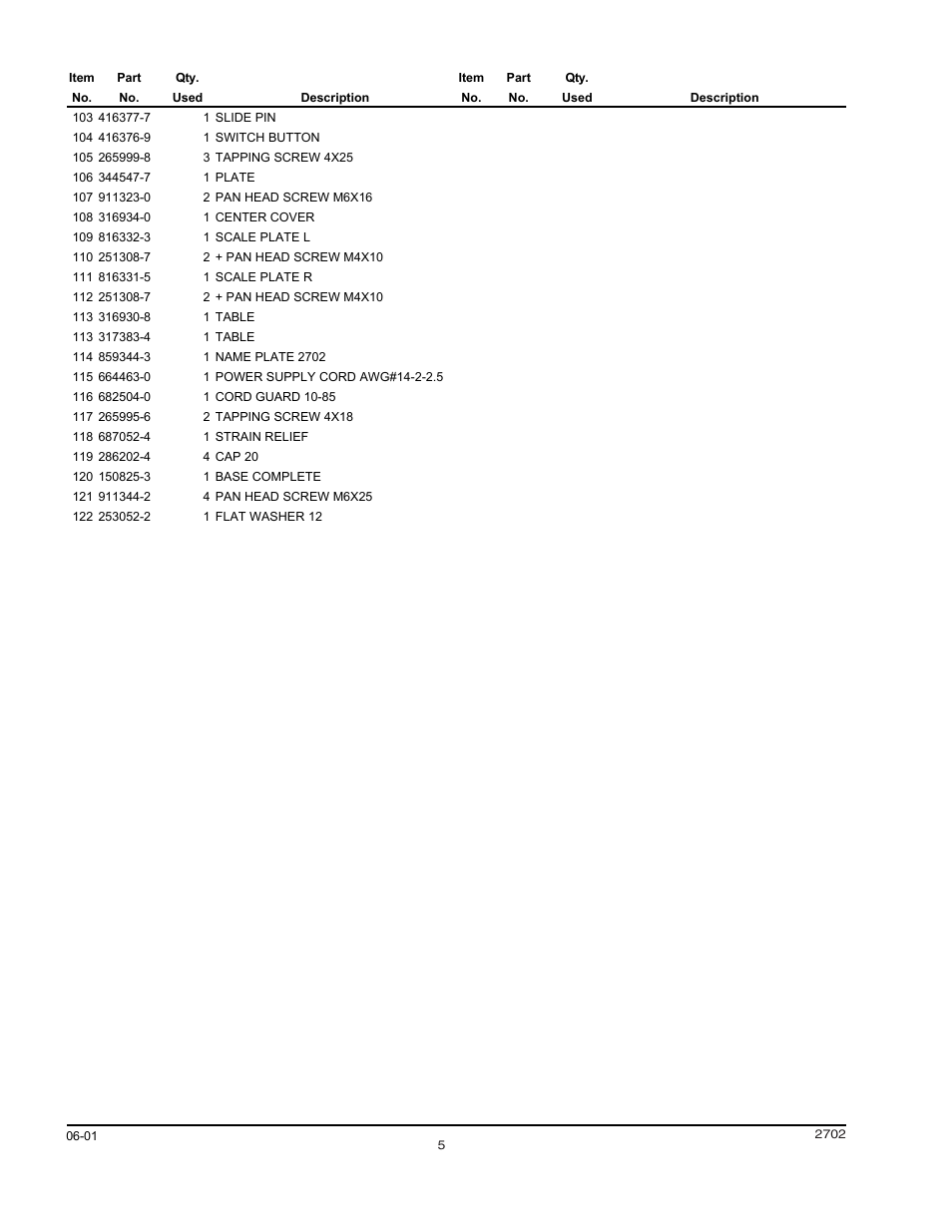 Makita 2702 User Manual | Page 5 / 5