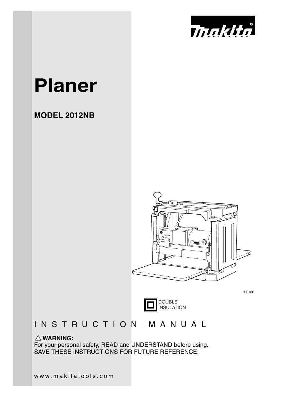 Makita 2012NB User Manual | 20 pages