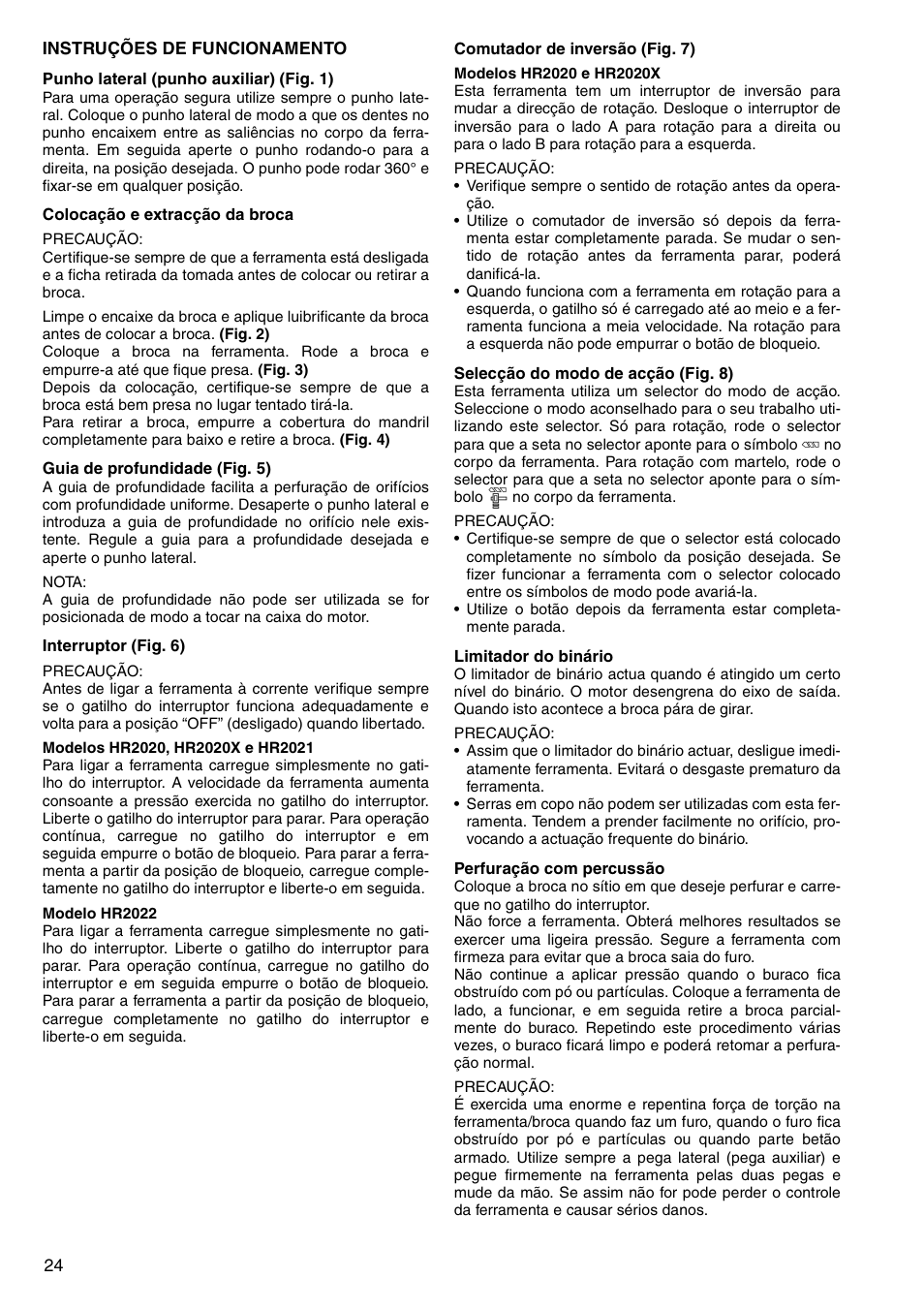 Makita HR2020 User Manual | Page 24 / 52